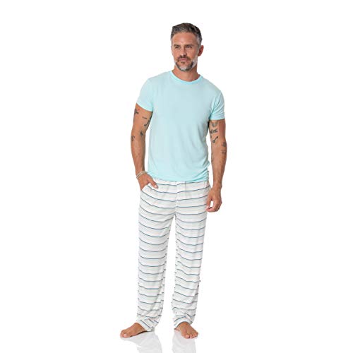KICKEE Men’s Print Pajama Pants, Ultra Soft Pajamas for Men, Men’s Sleepwear and Loungewear