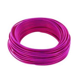 BELI-BECO L118/10 Kabel - Kupferlitze 1 x 0,14 mm² (1x18x0,10mm) - 10 m Ring (Violett)