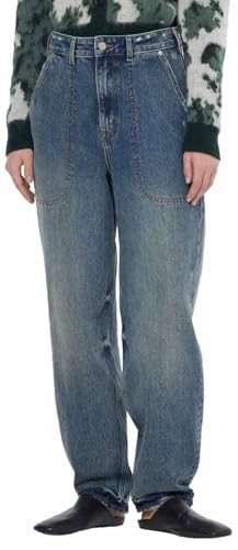 Scotch & Soda The Tide Jeans Femme en denim haut de gamme aux finitions soignées