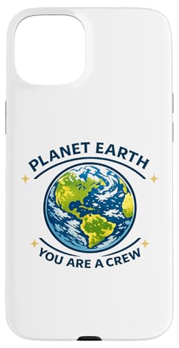 Planet Earth You Are a Crew �n�� �F����s�m �X�}�z�P�[�X iPhone 15 Plus �p