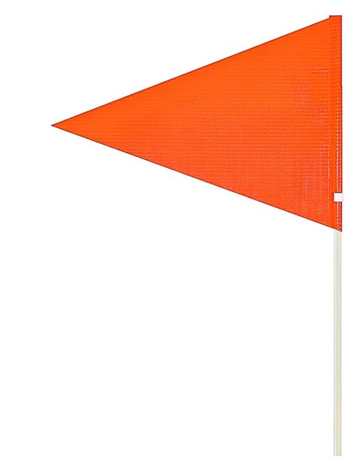 Fanion de sécurité 150 cm avec tige réfléchissante avec angle de fixation - Drapeau de vélo réglable pour enfant