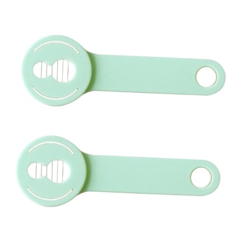 DOITOOL Cortador de Verduras Multifuncional para Judías Acero Inoxidable Mango Ergonómico Antideslizante de Color Verde Fácil de Almacenar para Cocina Doméstica y Profesional