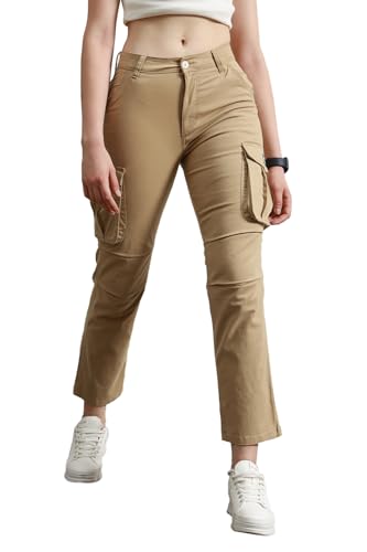 Pantalon cargo en coton pour femme Hubberholme coupe régulière taille 14