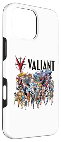 Coque iPhone 16 Pro Max Valiant avec designs de super-héros