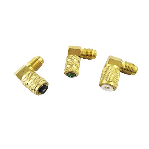 Adaptador R134A R12 para aire acondicionado 8 piezas miniatura 3