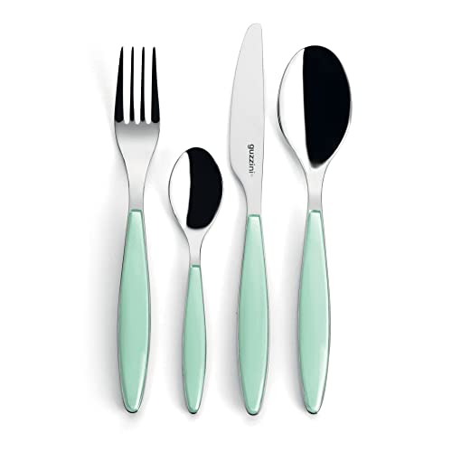 Guzzini - Feeling, 24 couverts colorés - Vert d'eau - 23000036