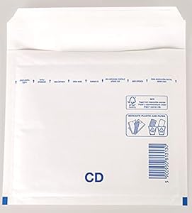 Gpack 100 Stück Luftpolsterumschlag CD/DIN B6+ weiß