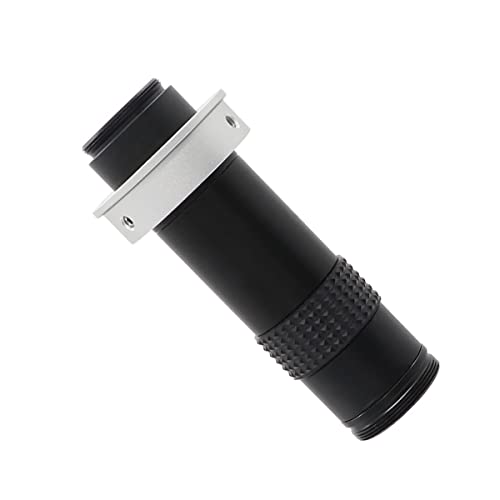 顕微鏡観察 調整可能な倍率1x-130倍ズームCマウントレンズハイカバレッジ CCD CMOS HDMI VGA USB.産業用ビデオ顕微鏡カメラ(40mm)