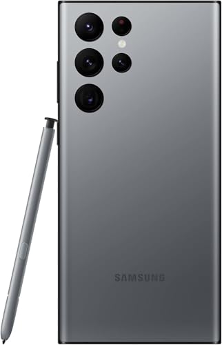 Image of Samsung Galaxy S22 Ultra 5G, US Version, 128GB, Graphite - Unlocked (Renewed)