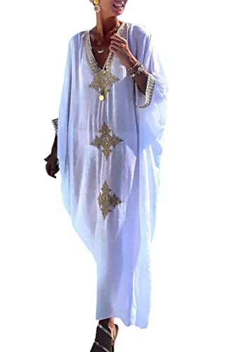 YouKD Maxi abito lungo da donna, bohémien, stile...