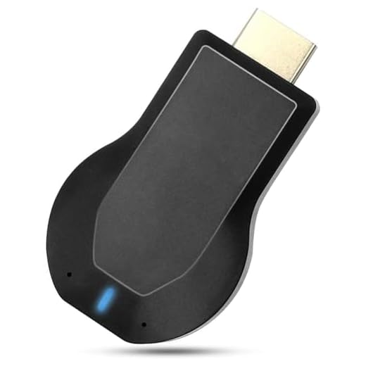 Adaptador de Pantalla Dongle TV HDMI WiFi 1080p HD Wireless Inalambrico para Ver la Imagen del Telefono Movil en la Television Compatible con iOS, Mac, Android, Windows