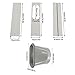 Thonlai Universal Portable Air Conditioner Accessories Window Kit, 150MM AC Unit Board, PVC Material, Easy Installation, Seamless Upgrade, Height of