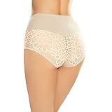 Generic ELDAR VITA Damenslips Taillen Slips Miederslip Form-Slip Bauchweg Slip Shapewear S-3XL (Beige, M)