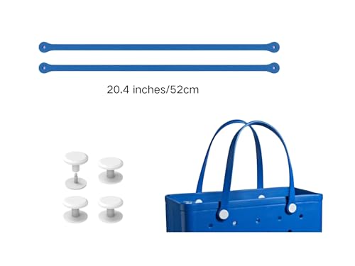 Image of Replacement Straps for S /M Rubber Beach Bag, Replacement Handles with 4 Snaps, EVA Bag Strap Replacement
