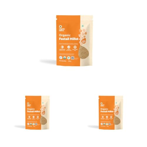 Image of Organic Tattva - Organic Foxtail Millet 500 Gram | High Protein, Zero Cholesterol and Fiber Rich (Pack of 3)