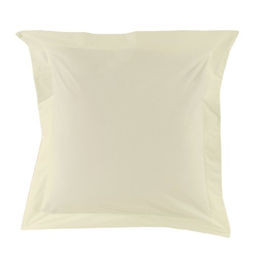 Essix - Taie de traversin Royal Line Percale de Coton Paille 43 x 190 cm Cover