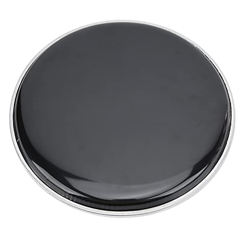 Miskall Drum Head Skin, Drum Head Replacement Part 10in 2 Layer Polyester Percussion Instrument Accessories for Drum Set Percussion Instrument Parts Black