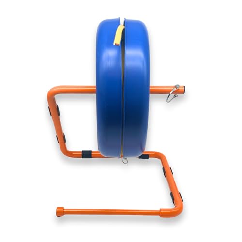 Wire Rotating Caddy for Electrical Work. Dispense any roll of wire or cable. The frame is the reel holder.