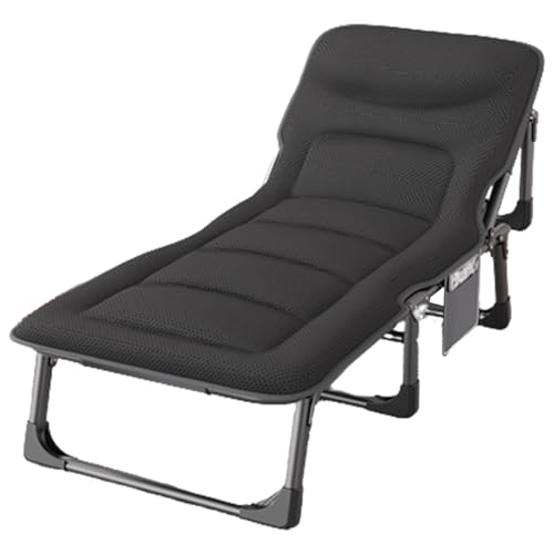 Lit de camp pliant portable ergonomique pour éviter le mal de dos