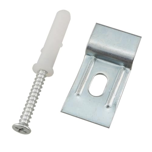 Image of ZCZQC 6PCS 40x40mm Metal with Adhesive Glass Hanging Expansion Screw Expansion Tube Anti Theft Insert Self Adhesive Bathroom Mirror Frame Hanging Piece Picture Frame Hangers