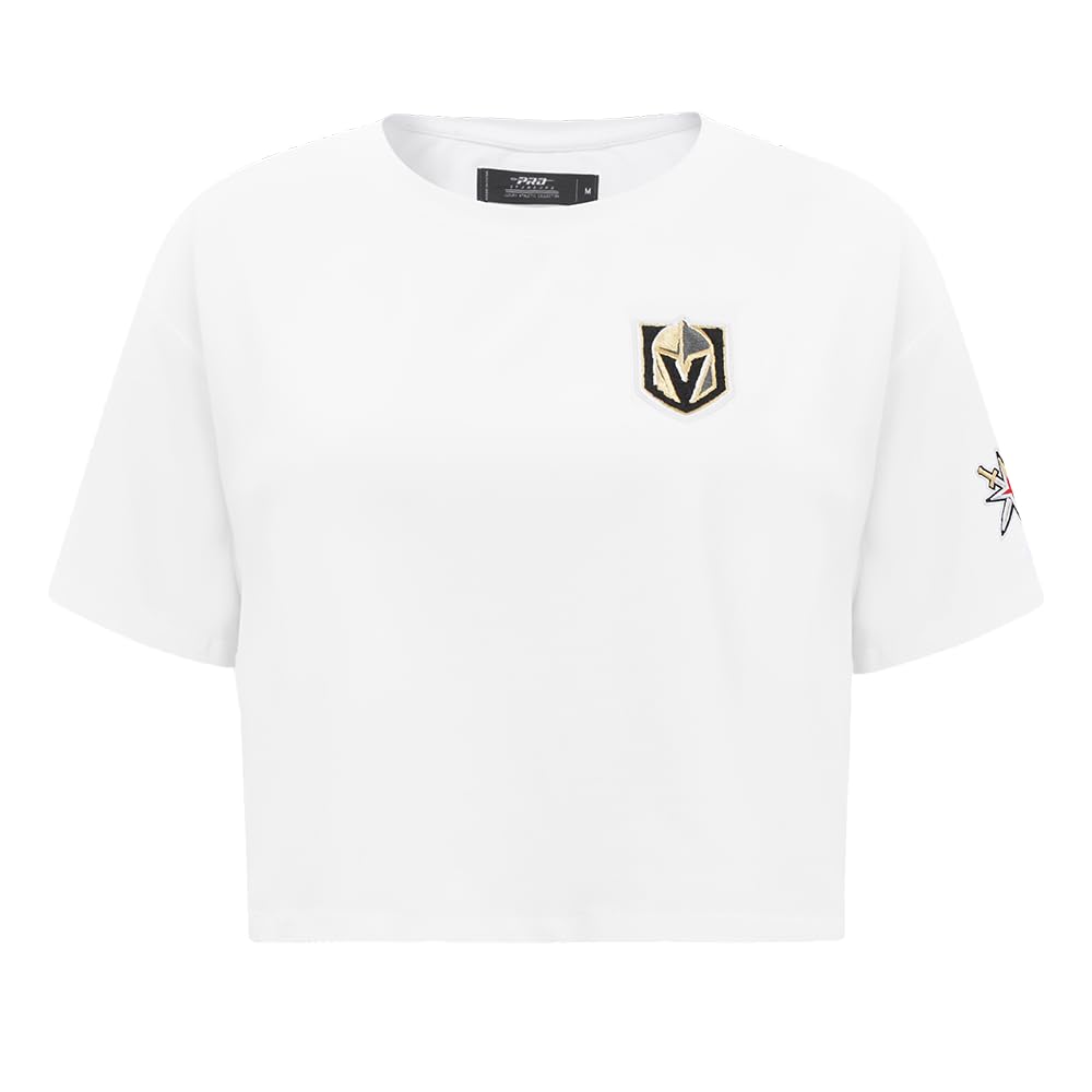 Camiseta NHL Classic de algodón blanca para mujer cómoda y transpirable 6