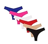 🌼AJUSTE PERFECTO-- Está hecho en la mezcla de nylon y elastano. El material elástico, y tiene buena calidad. Esta braga de cintura baja invisible puede ajustar perfectamente a su cuerpo sin moverse.