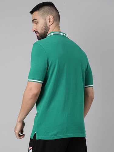 Image of Fila Men's Solid Regular Fit T-Shirt