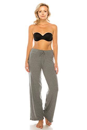 Image of Leggings Depot Women's Wide Leg Drawstring Pajama Pants for Lounge, Sleep