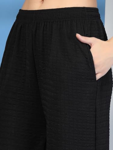 Image of UZARUS Women's Ultra-Soft Baggy Fit /Relaxed Fit Joggers with Side Pockets & Gripped Hem