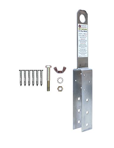 2821 Super Anchor Safety ARS Tile Roof Fall Arrest Anchor Kit, Stainless Steel, 14 Gauge