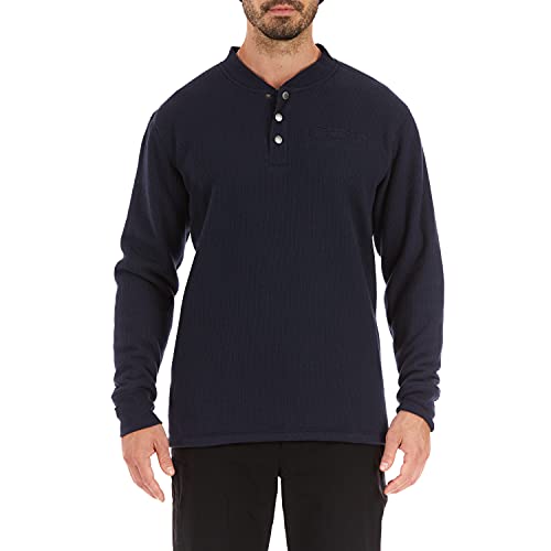 Image of Smith's Workwear Men's Sherpa Bonded Thermal Henley Pullover
