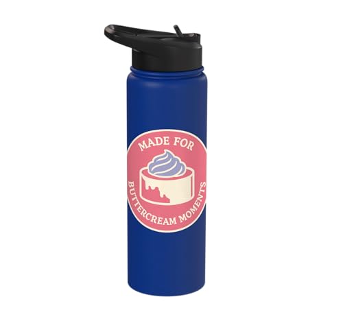 Cake Decorator Buttercream Piping Cake Artist Icing Stainless Steel Insulated Water Bottle