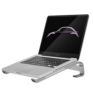 Konsol Laptop Ständer 10-15,6 Zoll Ergonomischer Aluminium Notebook Stand tragbarer, mit Wärmeentlüftung. Universal Halterung kompatibel für MacBook Dell HP Samsung