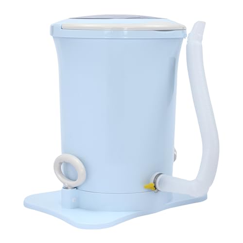 Manual Clothes Dryer Spinner, Portable Non electric Manual Clothes Spinner Laundry Dryer Machines for Camping, Traveling, Hotel, RV, Apartment (Blue)