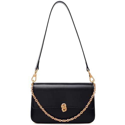 LA FESTIN Leather Crossbody Purse for Women Small Shoulder Bag with Adjustable Strap Trendy Designer Purses and Handbags