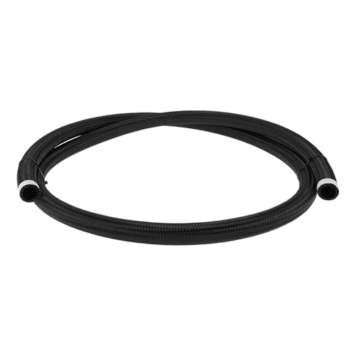 HEROFFIX 6.5ft AN12 Fuel Line Hose 12AN Vacuum Hose Automotive Fuel Hose 6.5ft 0.69"ID 0.94"OD Black CPE Rubber,Nylon Braided
