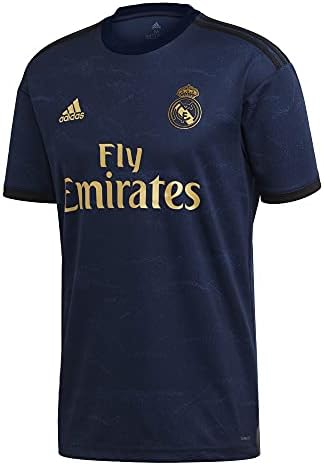 adidas 2018-2019 Real Madrid Away Authentic Soccer Jersey Top - Navy