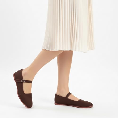 Image of Womens Classic China Flats, Casual China Doll Shoes, Cotton Mary Janes, Chinese Tai Chi Shoes