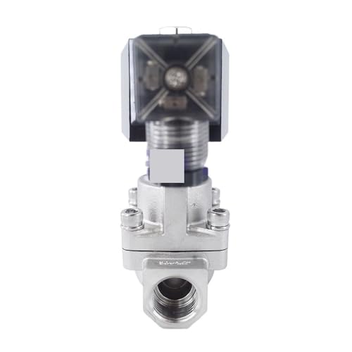 Vanne haute pression 1000psi normalement fermée avec corps inox 304 robuste AC110V
