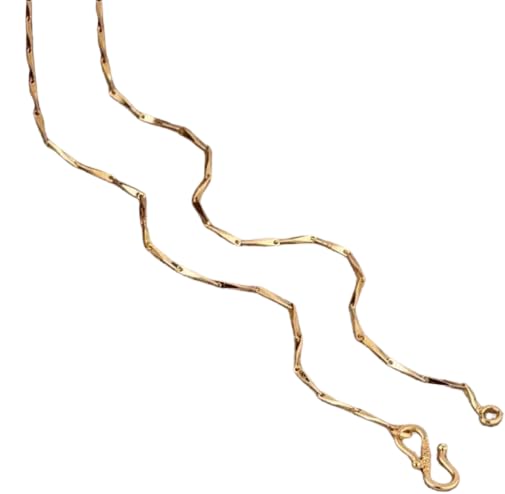 bhumi creation Gold plated stylish unisex chain for boys and girls Gold-plated Plated Brass Chain-picture-16