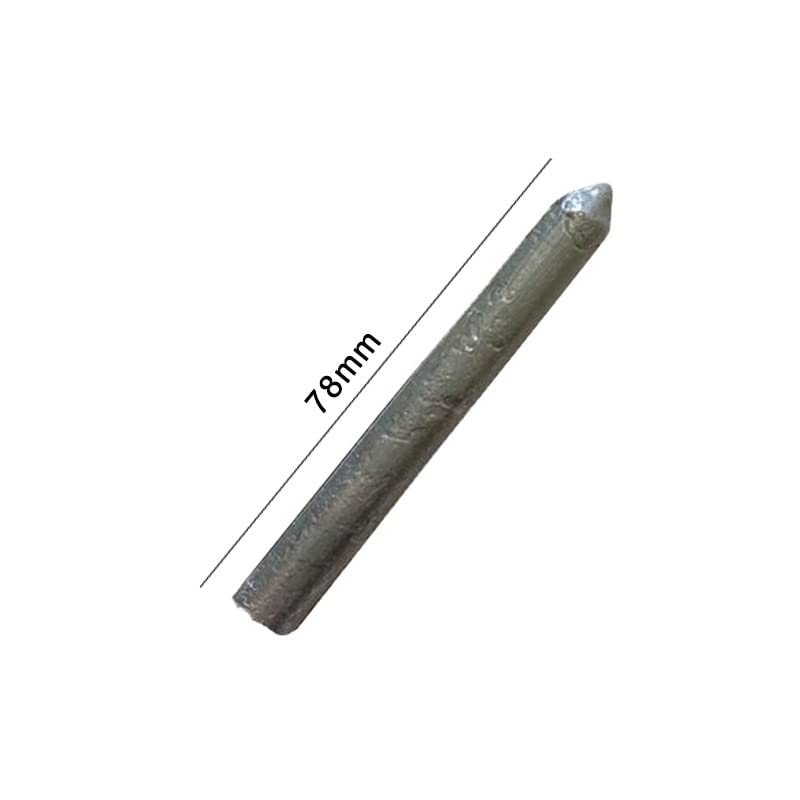 Varillas de soldadura de aluminio de baja temperatura, 3/6/9 Uds., soldadura con núcleo de polvo fácil de derretir for cobre, hierro y acero inoxidable(6Pcs 78mm)