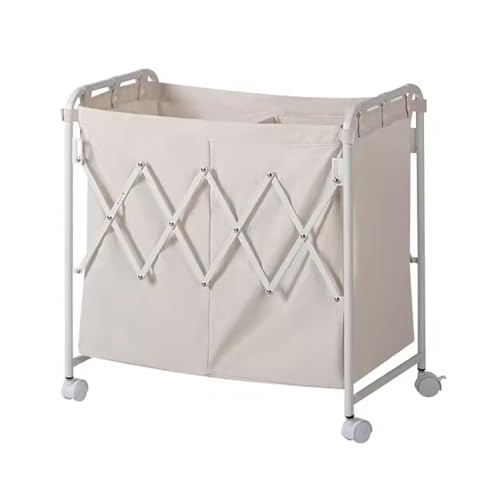 Panier à linge portable en toile épaisse pour buanderie moderne