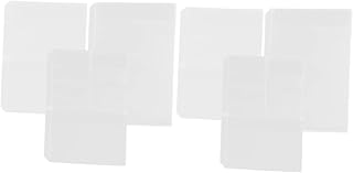 Healeved 30 Peças 6 A5 Saco De Armazenamento De Folhas Soltas Pastas De Arquivo Transparentes Bolsos De Fichário De Bolso Envelopes A6 Pastas De Arquivo De Plástico Bolsas Com Zíper