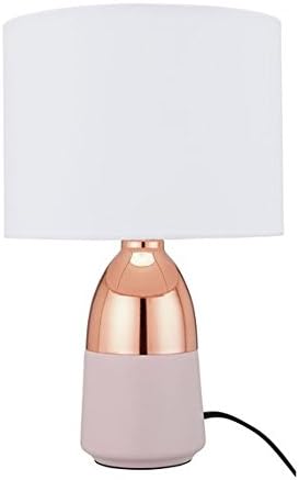 Argos Home Duno Touch Table Lamp (Pink & Copper)