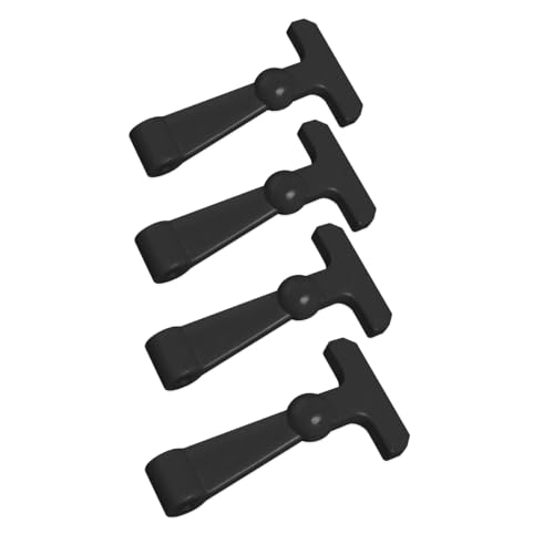 Ciuouient 4 Pack Upgrade Heavy Duty Cooler Latches Cooler Latches Replacement Compatible with YETI &RTIC Coolers (Black)