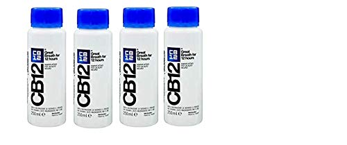 CB12 250 ml Lot de 4/menthe/menthol Bain de Bouche