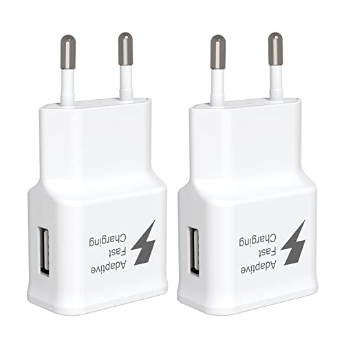 Ricarica rapida compatibile con Samsung Galaxy A13 A14 5G, S10,S9,S8 Plus,A51,A52,A53 5G,A33,A40, A30, A20e, S21,S20,Z Flip3,Z Fold3, Note 5 8, Note 9, Note10 20 LG G5 G6 G7 V20 V30 ThinQ Plus e altri caricatori rapidi 3.0/2. 0 Compatibile non solo con i dispositivi Samsung, ma con tutti i dispositivi che supportano Adaptive Fast Charging, Quick Charge e Rapid Charge (supporta una potenza massima di 15 W).