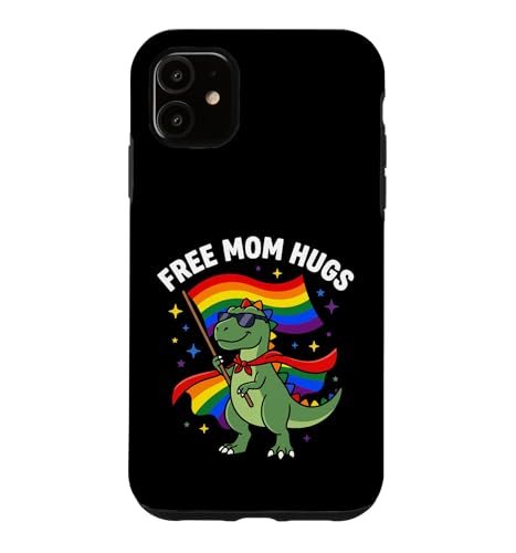 Free Mom Hugs LGBTQIA+ Ally Pride Month���� �X�}�z�P�[�X iPhone 11 �p