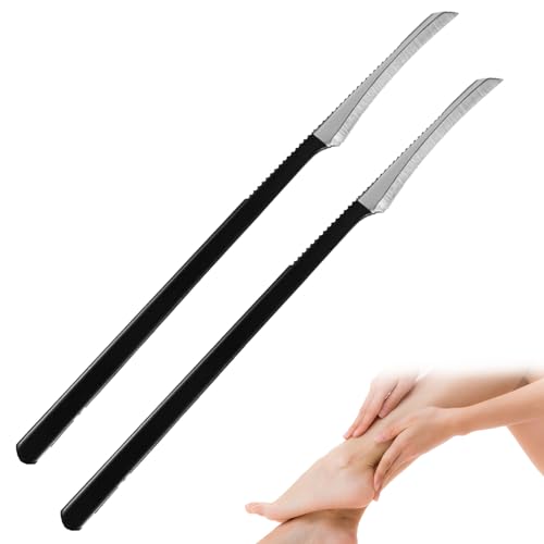 2PCS Cuchillo de Pedicura, Removedor de Callos Para Pies, Lima de Pie de Maíz de Piel, Cuchillo de Pedicura, Lima de Pie Raspador de Callos, Raspador Removedor de Callos de La Piel, Raspador Pedicura
