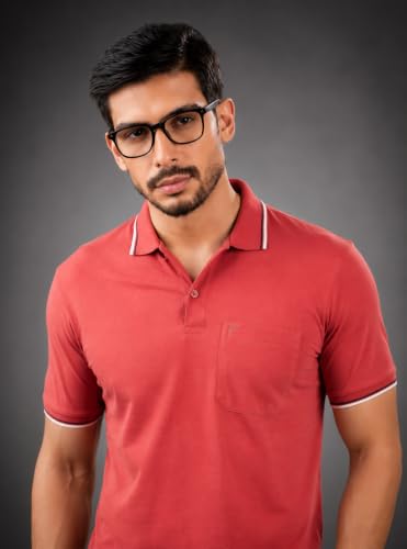 Image of Pro Riders Urban Men's Cotton Rich Polo T-Shirt with Pocket |Regular Fit| Office
